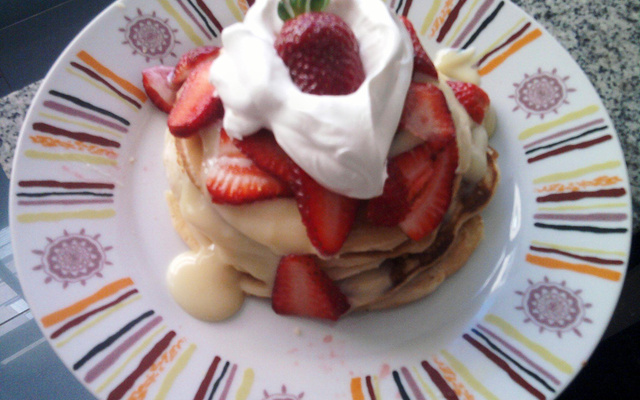 Panquecas doces americanas