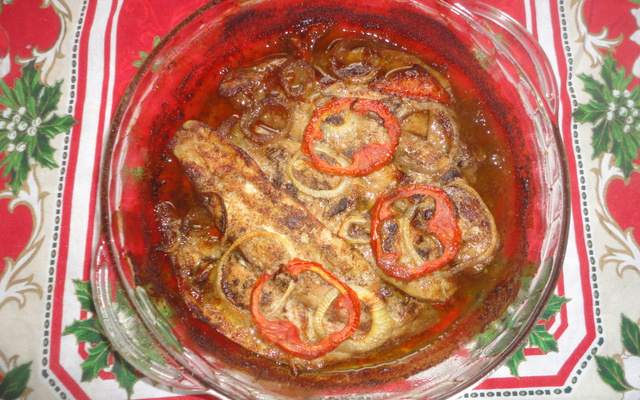 Filé de peixe ao forno