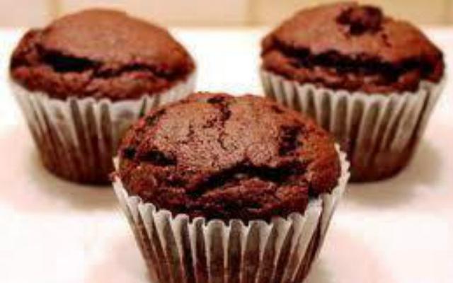 Muffins de chocolate e canela