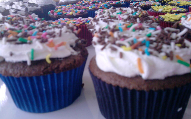 Cupcakes de chocolate