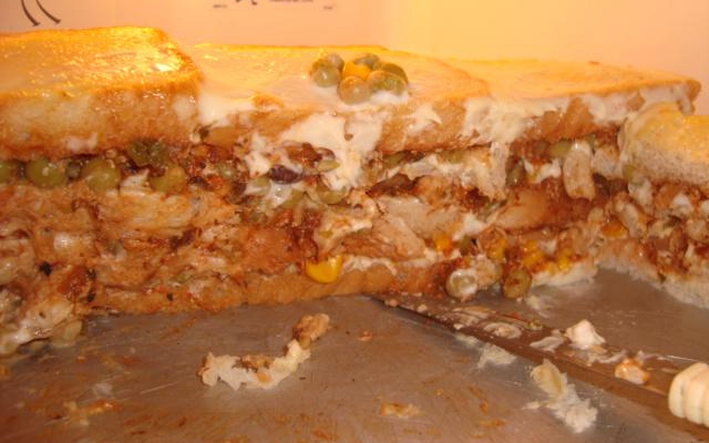 Torta fria de frango