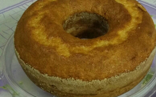 Bolo fofo de liquidificador