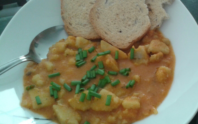 Sopa de inhame (cará)