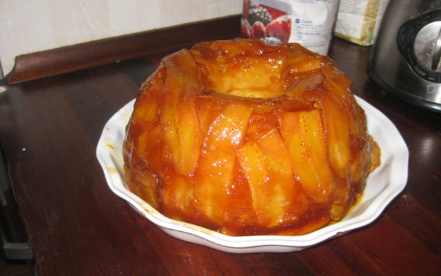 Torta de banana no liquidificador