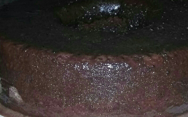 Bolo de chocolate amargo