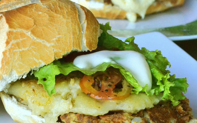 Sanduíche de pão francês