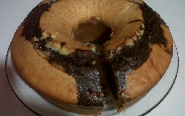 Bolo mármore com iogurte