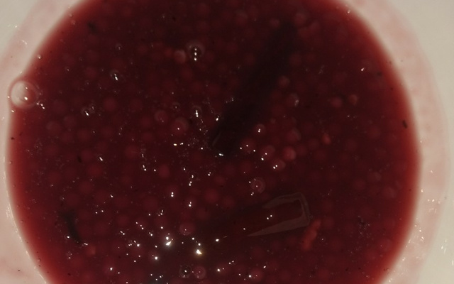 Sagu de vinho tinto fácil