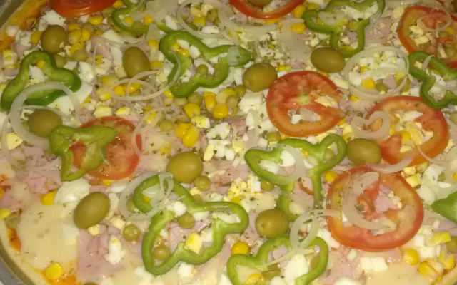 Massa de pizza de liquidificador