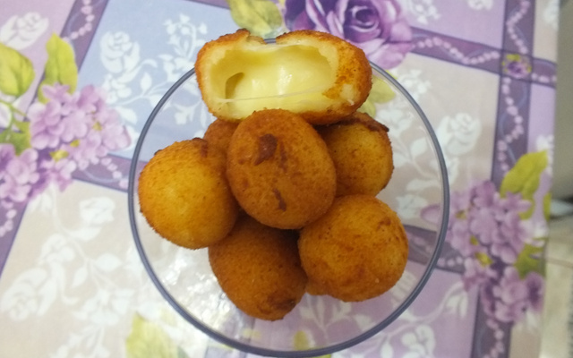 Bolinha de queijo superprática