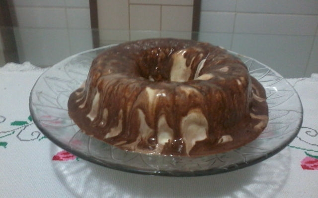 Delícia gelada (bolo gelado tipo sorvete)