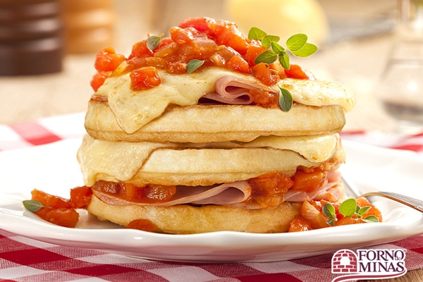 Lasanha de Waffle Forno de Minas