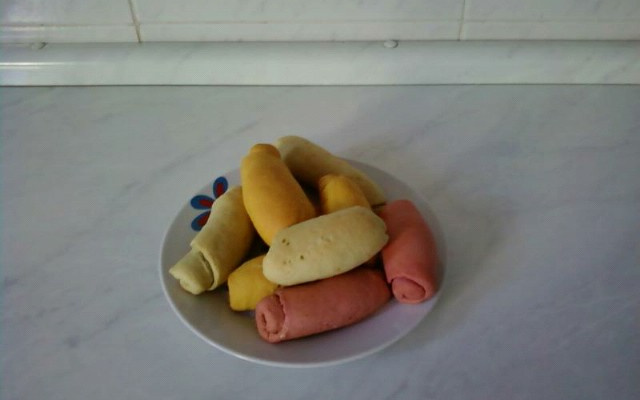 Pãezinhos coloridos