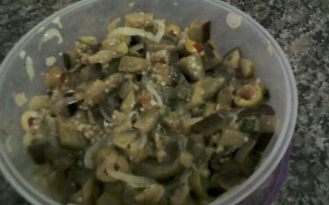 Salada de berinjela