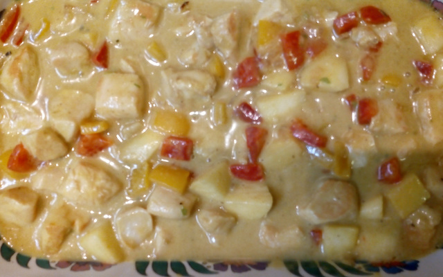 Frango ao curry maravilhoso