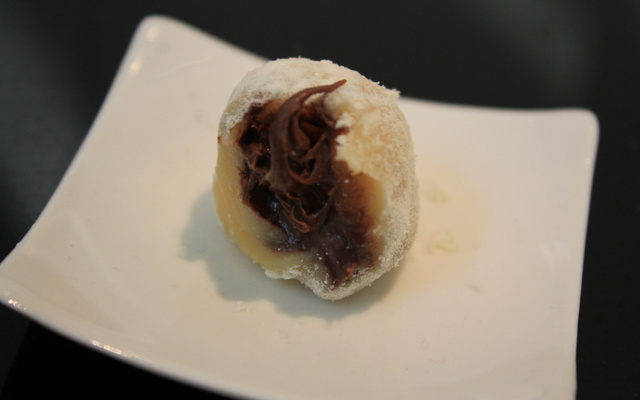 Brigadeiro de leite em pó com creme de avelã