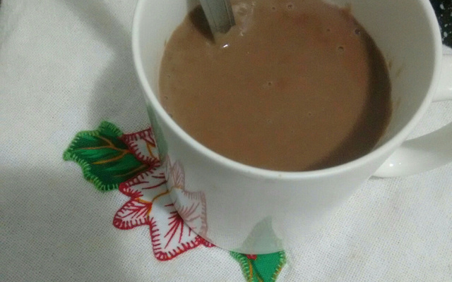 Chocolate quente simples para Inverno