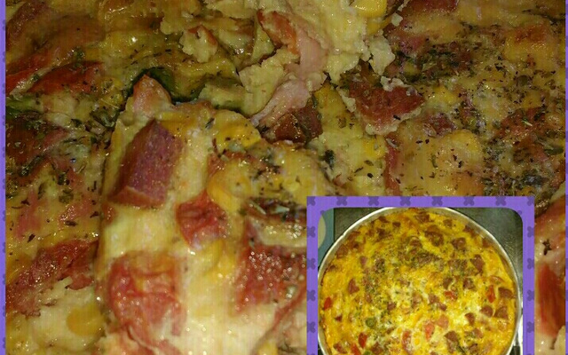 Omelete no forno