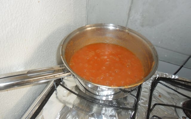 Molho de tomate light caseiro