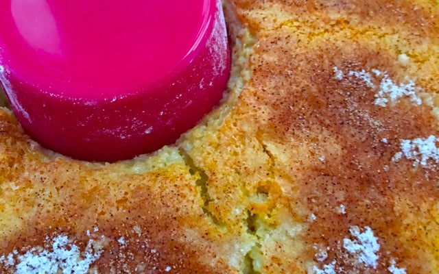 Bolo de banana fofinho