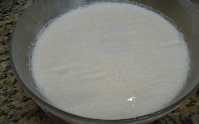 Mousse de coco da Neide