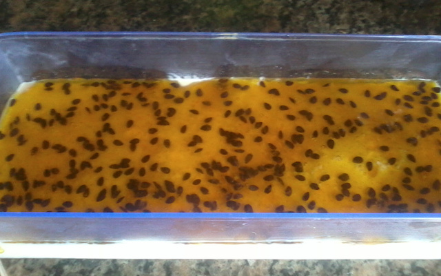 A mousse de maracujá