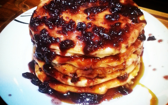 Blueberry pancake