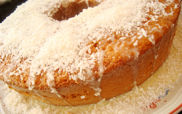 Bolo de coco prático