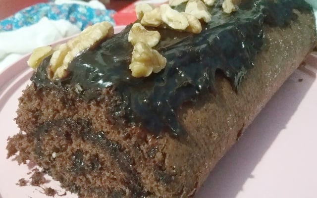 Rocambole de Chocolate