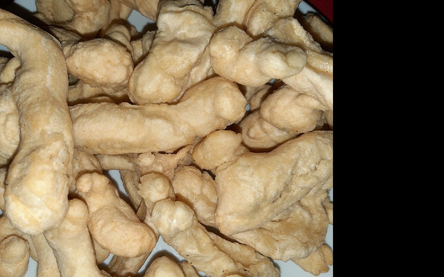 Biscoito de polvilho frito com fubá