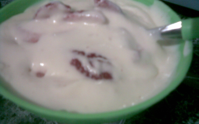 Morango ao creme delicado