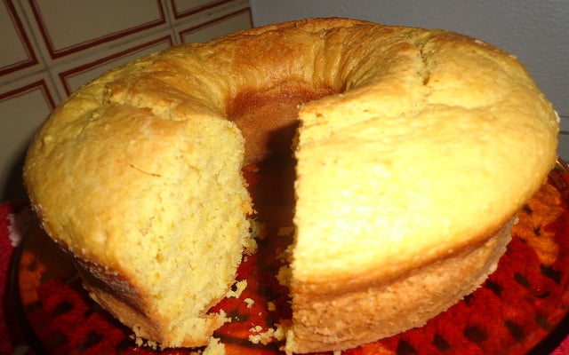 Bolo de laranja com casca diet