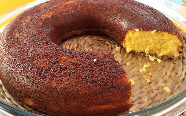 Bolo fácil de fubá