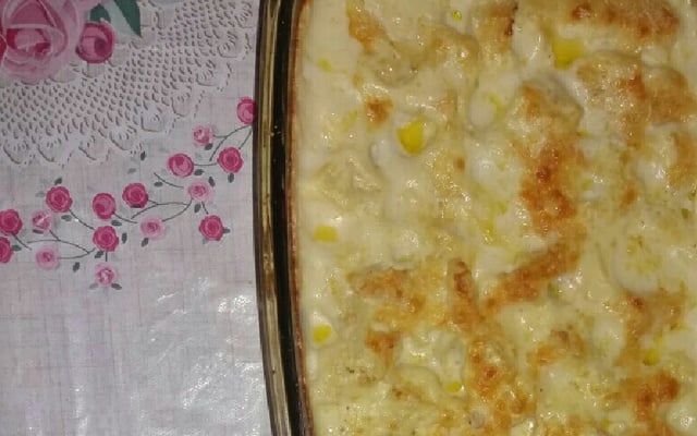 Couve-flor gratinada