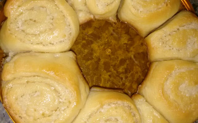 Rosca caracol de coco