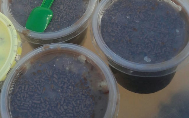 Bolo no pote de brigadeiro
