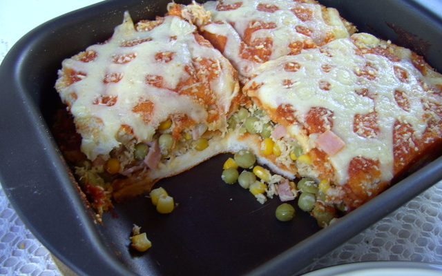 Sanduíche de forno rápido e delicioso