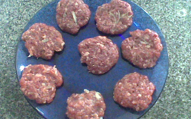 Bifinho de carne moída