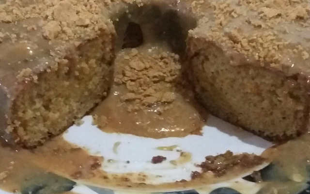 Bolo junino de paçoca