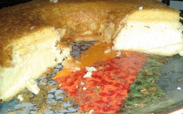 Bolo de fubá cremoso diet