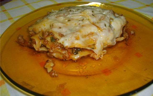 Lasanha à bolonhesa