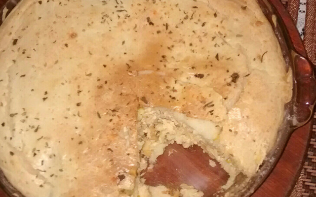 Tortinha de frango de liquidificador