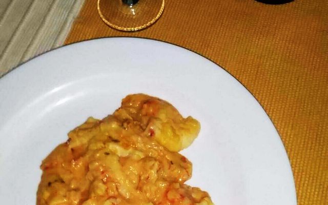 Gratinado de camarão