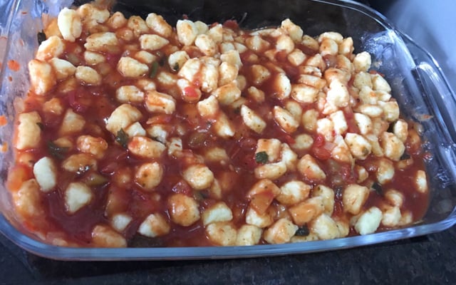 Nhoque de Batata roxa