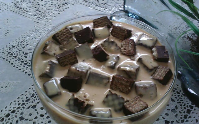 Mousse de doce de leite