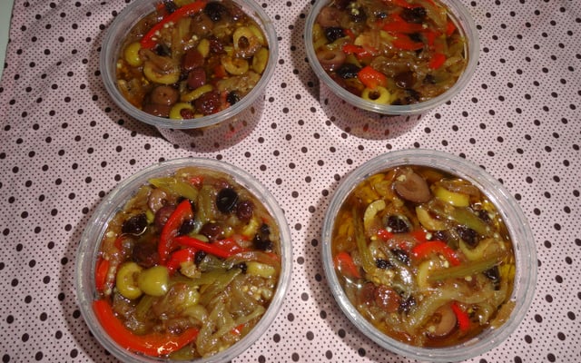 Berinjela como petisco (ao forno)