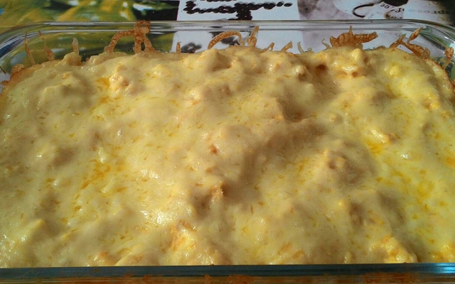 Frango com creme de milho