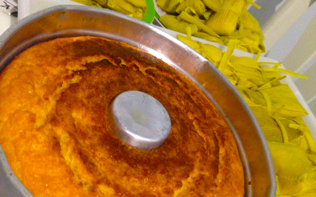 Bolo de milho verde cremoso