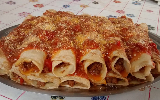 Panqueca "carinho de mãe"