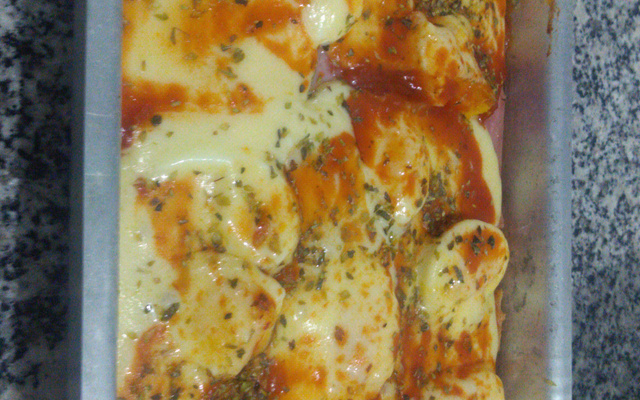 Pizza rápida e simples de liquidificador